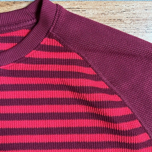 Under Armour Loose Waffle Knit Striped Sweater - Picture 4 of 5